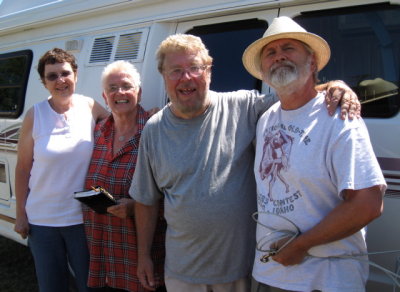 Deanna Parker, Betty Armstrong, Eric Armstrong, and Rich Parker