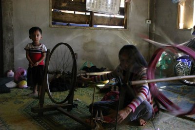 In a guide's home, Luang Prabang