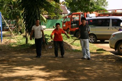 Petang (Jeu de boules) in Vientiane