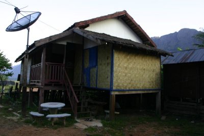I slept in this building of the homestay