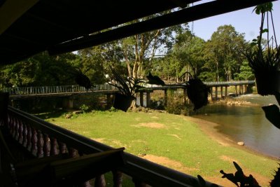 View from Sisapeth guesthouse, Tat Lo