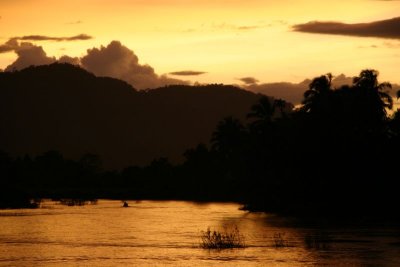 Sunset on Don Khon - 4000 islands