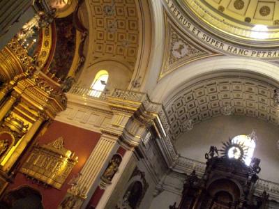 Ceiling in church