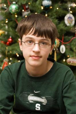 Garrett - now a teenager.  December 2005