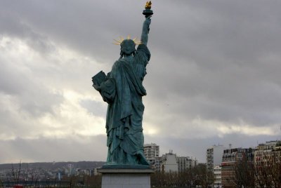 Statue of Liberty, Isle de Grenelle, Paris, France
