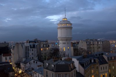 View from the tower at Montmartre, Paris, France