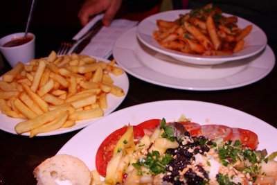 Salad and French Fries, Paris, France