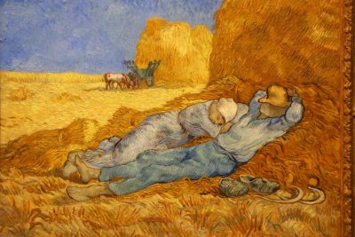 Vincent Van Gogh: La Meridienne La Sieste, 1890, Musee d'Orsay, Paris, France