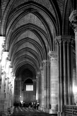 Interior - Notre Dame de Paris, Paris, France