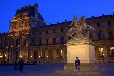 Statue of Louis XIV, the Sun King, Paris, France
