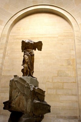 Winged Victory of Samothrace, Greece, c. 190 BC, Louvre, Paris, France