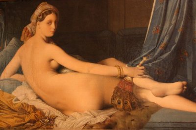 Dominique Ingres: La Grande Odalisque, Louvre, Paris, France