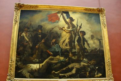 Eugene Delacroix: Liberty Leading the People, Louvre, Paris, France