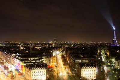 Beam from the Eiffel, Paris, France
