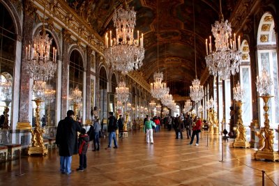Inside the Palace of Versailles, Versailles, France