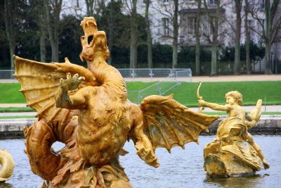 The Dragon Fountain, Palace of Versailles, Versailles, France