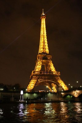 The Eiffel from the Seine, Paris, France