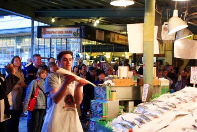 Pike Place Market - fish market performance
