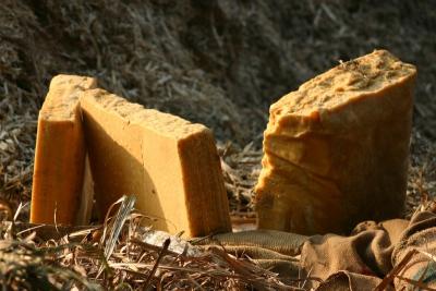 Jaggery is cut into blocks and sold, Uttar Pradesh