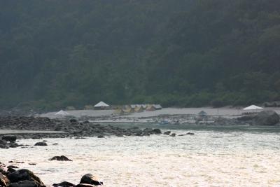 Shivpuri on the banks of the Ganges, Rishikesh, Uttaranchal, India