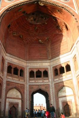 Inside the Buland Darwaza, Fatehpur Sikri, India