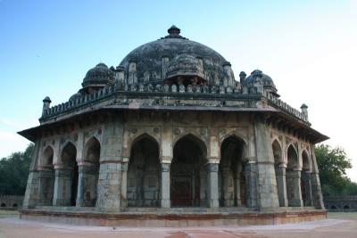 The Isa Khan tomb against the sky, Humayun's tomb complex, Delhi