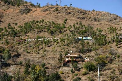 Monutain train from Kalka to Shimla, Himachal Pradesh