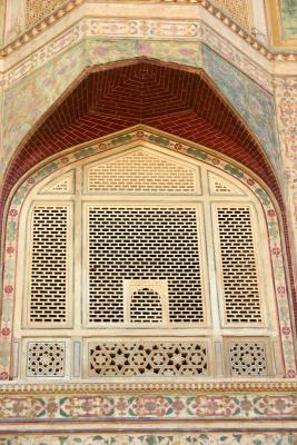 A well designed awning, Amber Palace, Jaipur