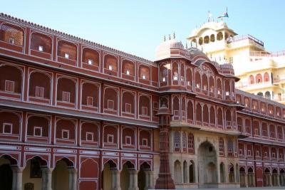 The multi faceted facade, The City Palace, Jaipur