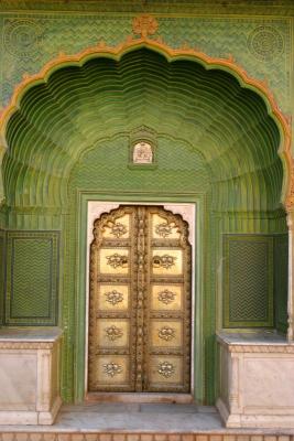 Colored entrance 2, The City Palace, Jaipur