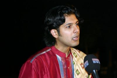 Ayaan Ali Khan in discussion, The Sarod brothers concert, Purana Qila, Delhi