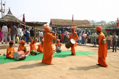 Folk singers, Surajkund Mela, Delhi