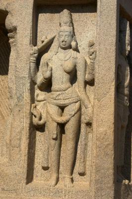Ardhanariswara - half man, half woman, Mahabalipuram