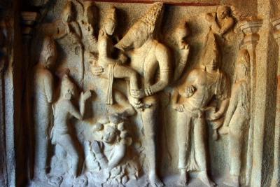 Varaha sculpture - Adivaraha Mandap, Mahabalipuram