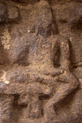 A simple pose, Mahabalipuram