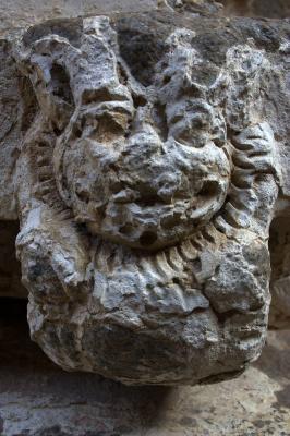 The lion face, Mahabalipuram