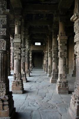 Pillars that go on, Quwwat Islam Masjid, Qutb Minar, Delhi