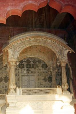 The Emperors seat, Red Fort, Delhi