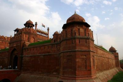 The corner view, Red Fort, Delhi