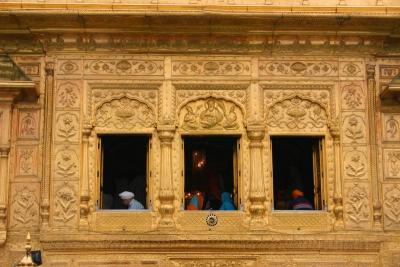 Golden windows, Golden temple, Amritsar, Punjab