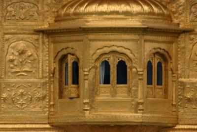 Golden bay window, Golden temple, Amritsar, Punjab