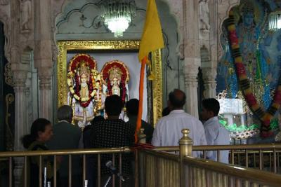 The Laxmi Narayanan idols inside, Durgiana Temple, Amritsar, Punjab