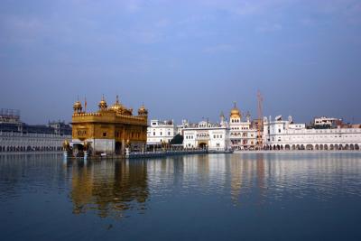 The calm of the blues, Golden temple, Amritsar, Punjab