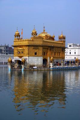 Reflections in the pool, Golden temple, Amritsar, Punjab