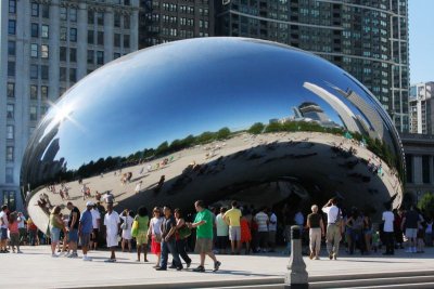 Cloud Gate on the AT&T Plaza, Chicago