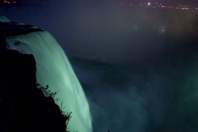 Night time lights, Niagara Falls State Park