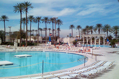 Pool at the Luxor, Las Vegas, NV