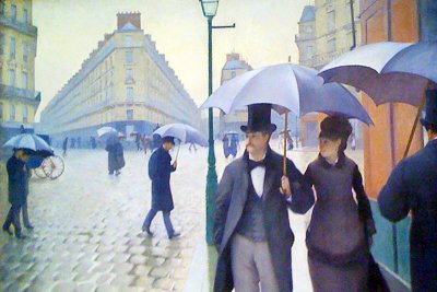 Gustave Caillebotte, French, 1848-1894, Paris Street; Rainy Day, 1877, Art Institute of Chicago