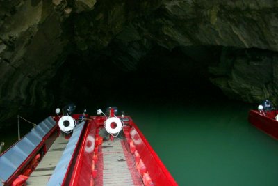 The boats to the caves, Penn's Caves, PA