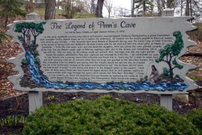 Legend of Penns Cave and Princess Nita-nee, Penns Caves, PA